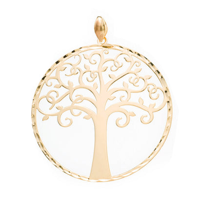 Ciondolo Albero della Vita in argento 925 rodiato   diametro 2,5 cm