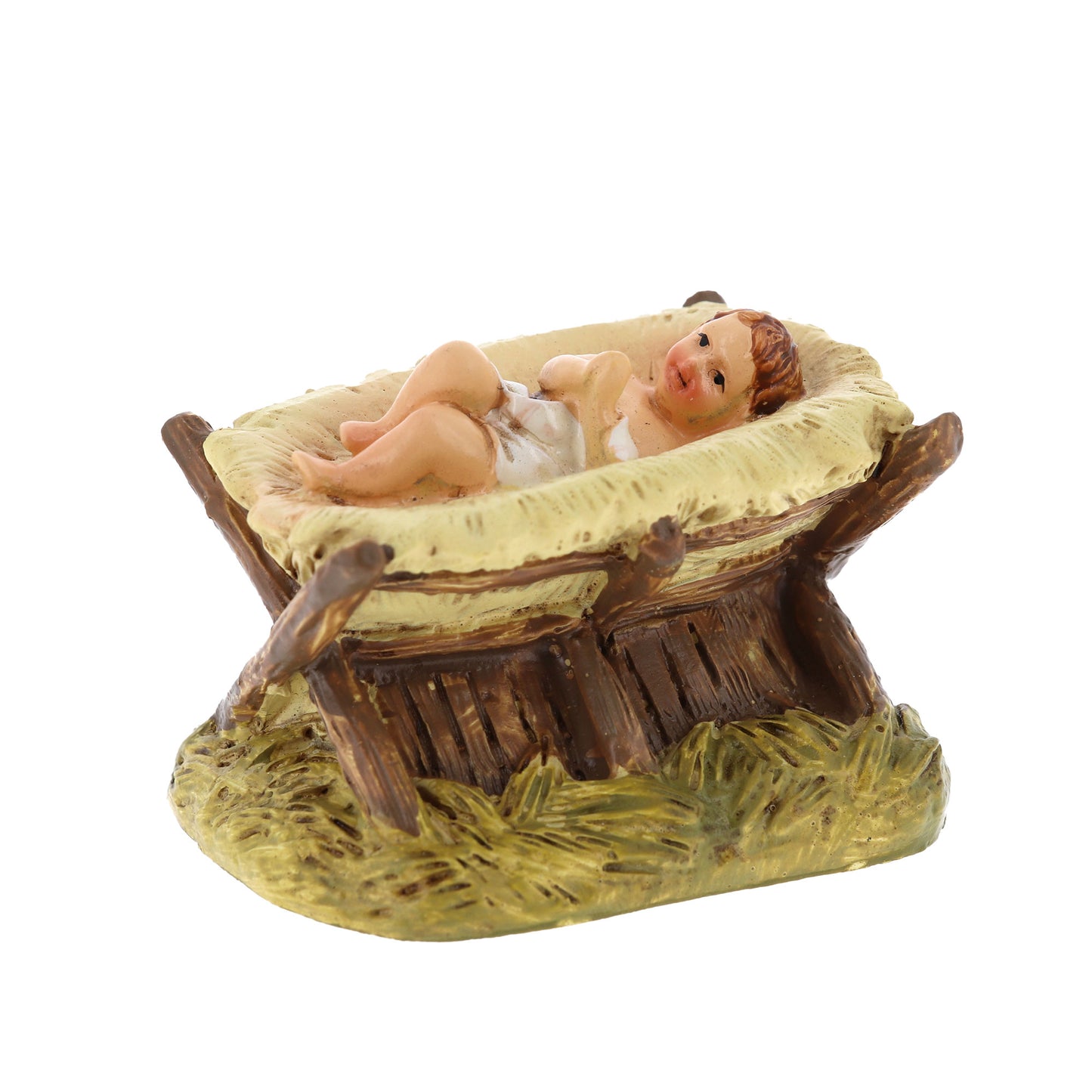 Gesù Bambino in resina.  Altezza 5,5 cm