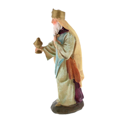 Re Magio in resina. Altezza 10 cm