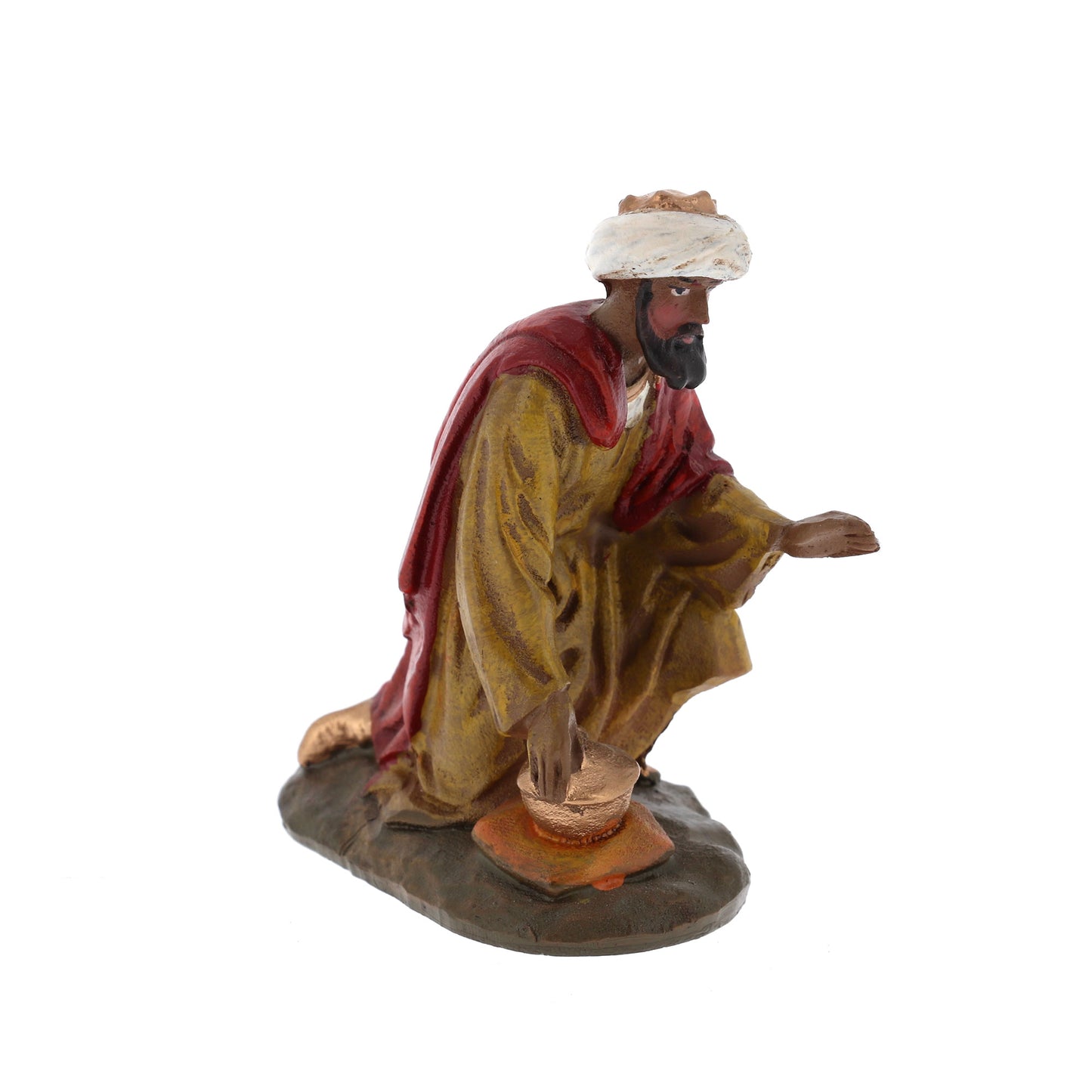 Re Magio in resina. Altezza 10 cm