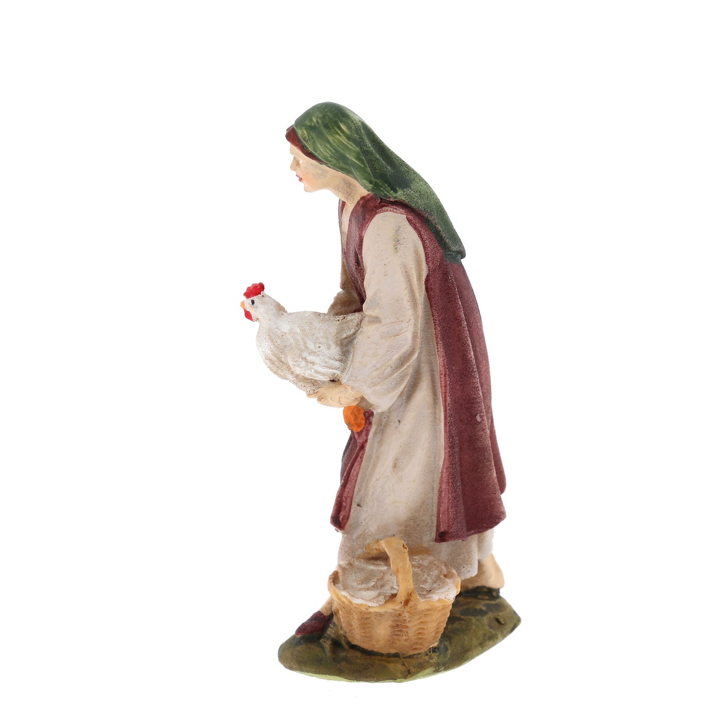 Pastore in resina. Altezza 10 cm