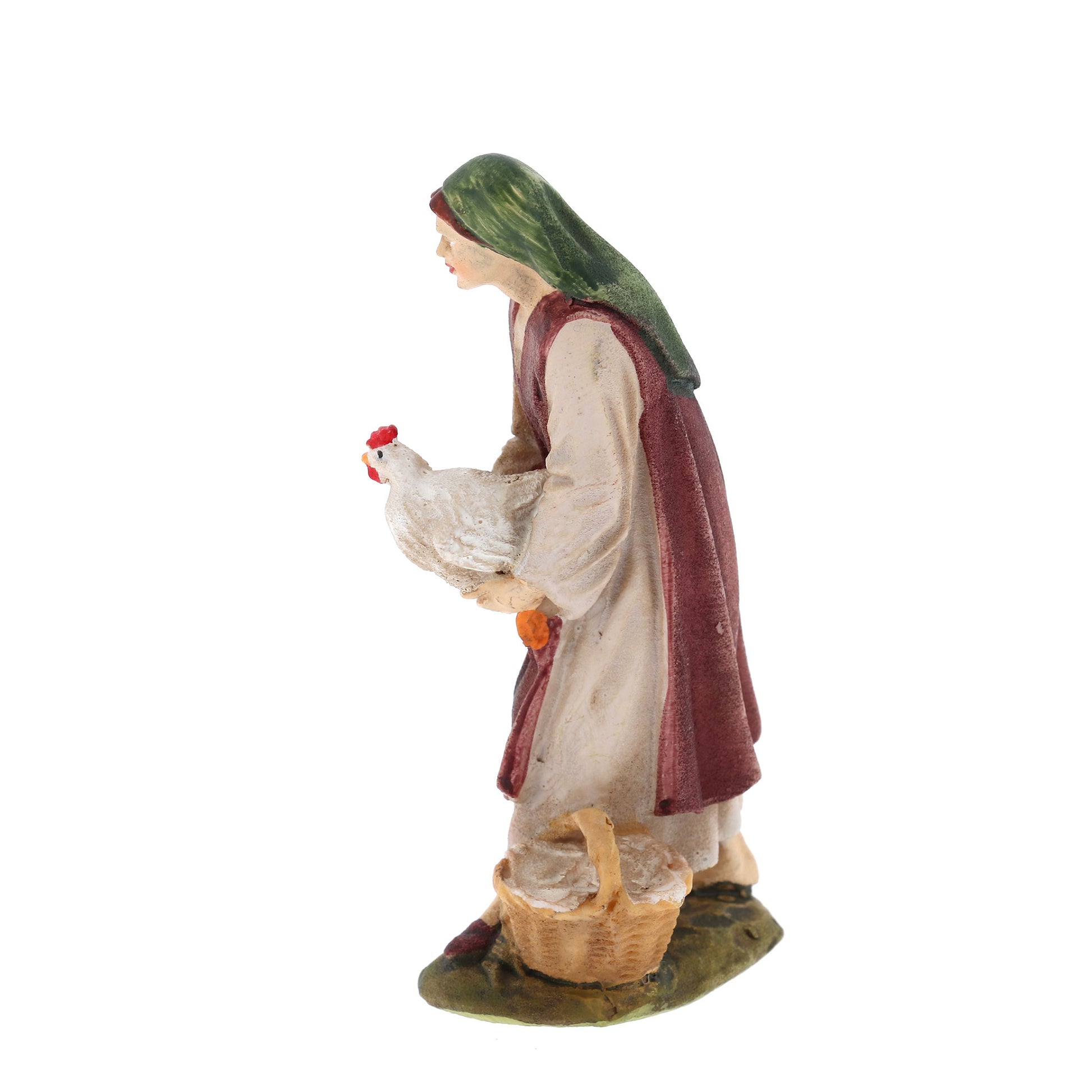 Pastore in resina. Altezza 10 cm