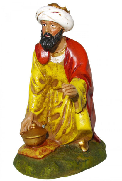 Re Magio in resina. Altezza 10 cm