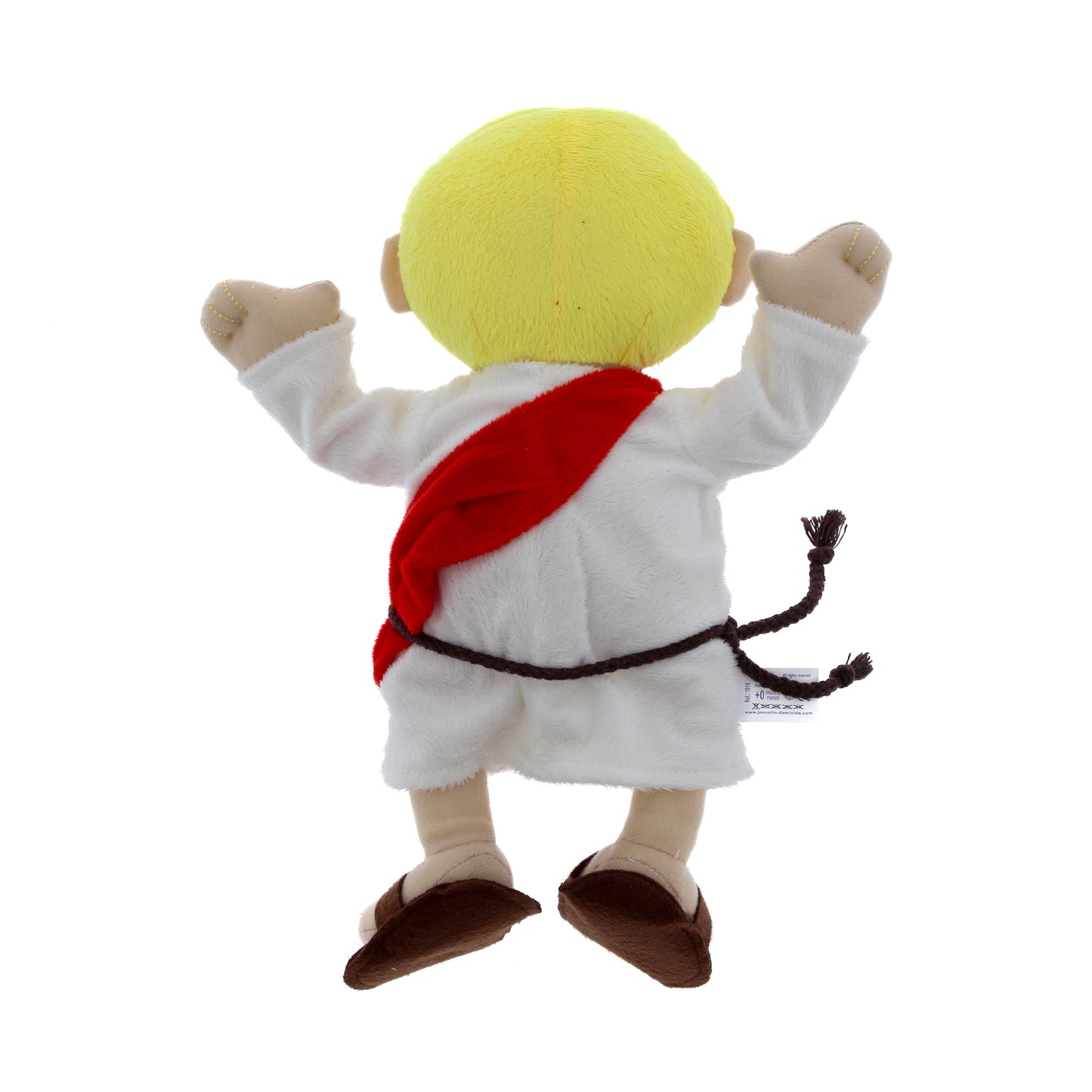 Peluche Gesù Bambino con funzione di registrazione e recita preghiere. Altezza 30 cm