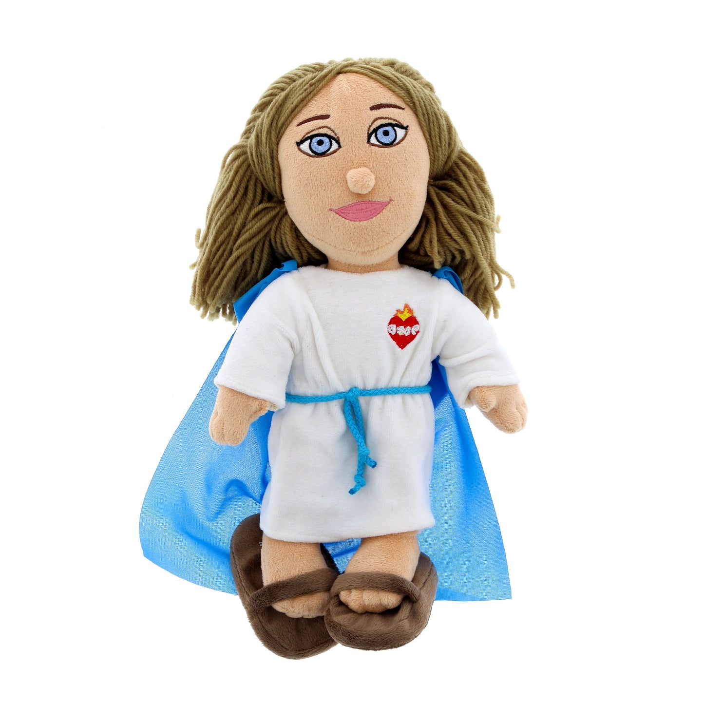 Peluche Vergine Maria. Altezza 34,5 cm