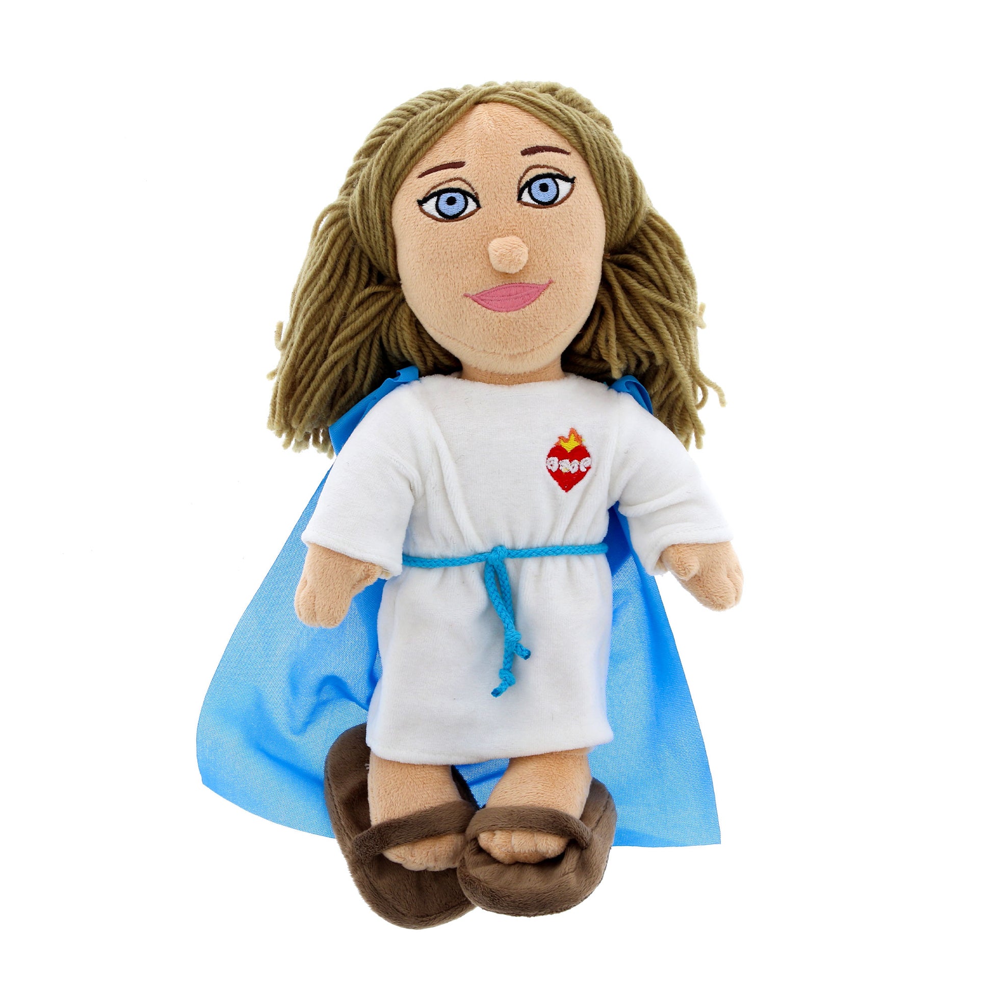 Peluche Vergine Maria. Altezza 34,5 cm
