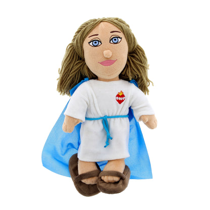 Peluche Vergine Maria. Altezza 34,5 cm