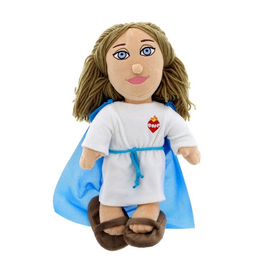 Peluche Vergine Maria. Altezza 34,5 cm