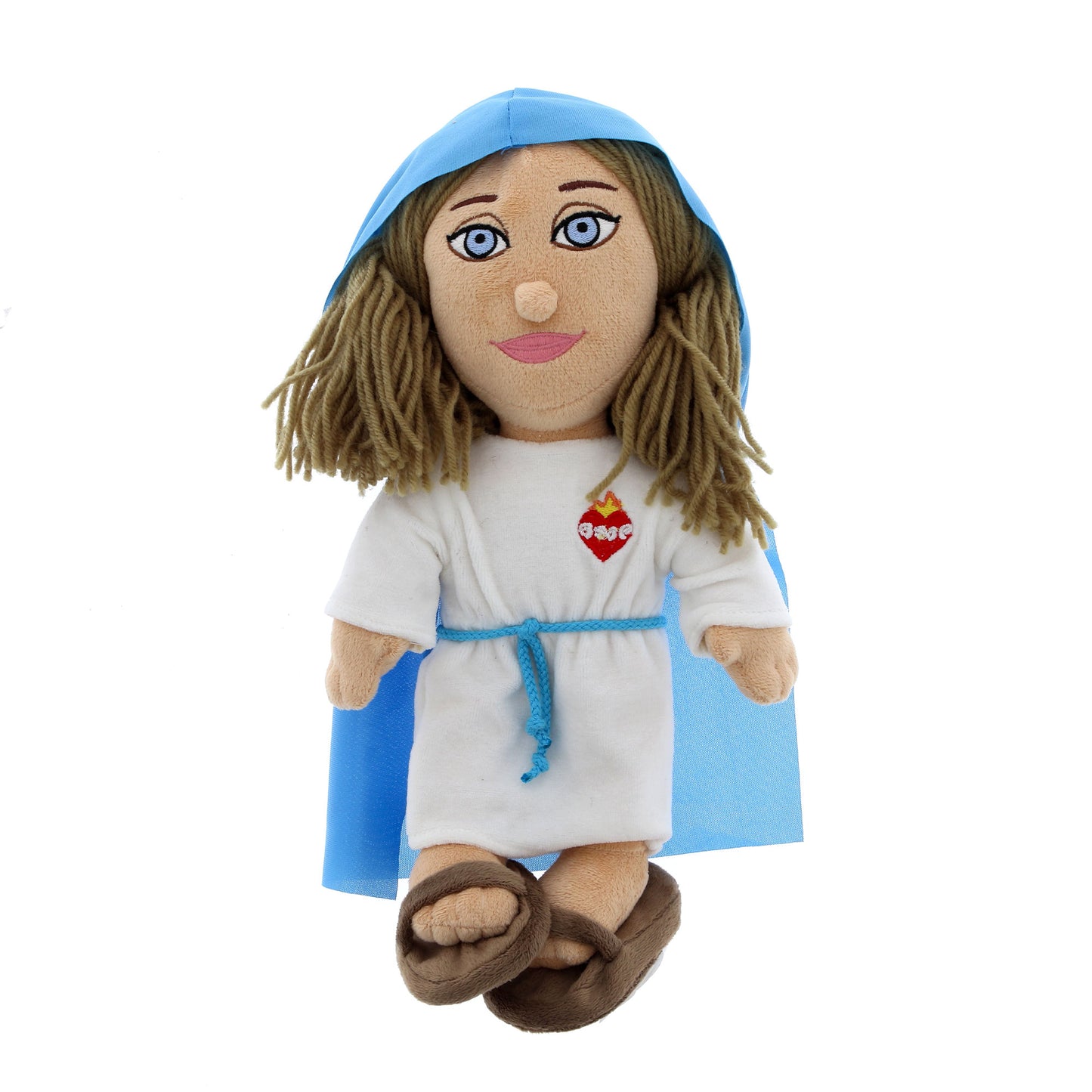 Peluche Vergine Maria. Altezza 34,5 cm