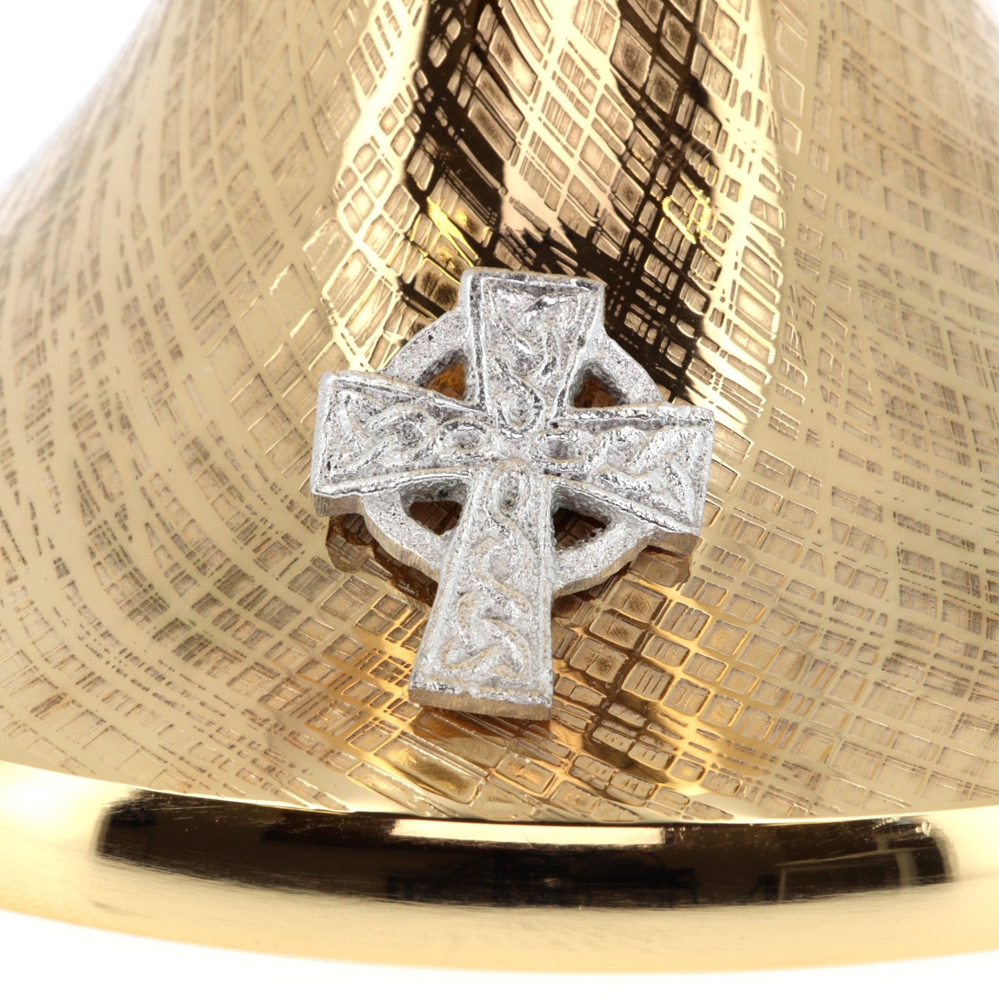 Calice con patena in ottone con bagno oro. Dimensioni 20x11,5 cm