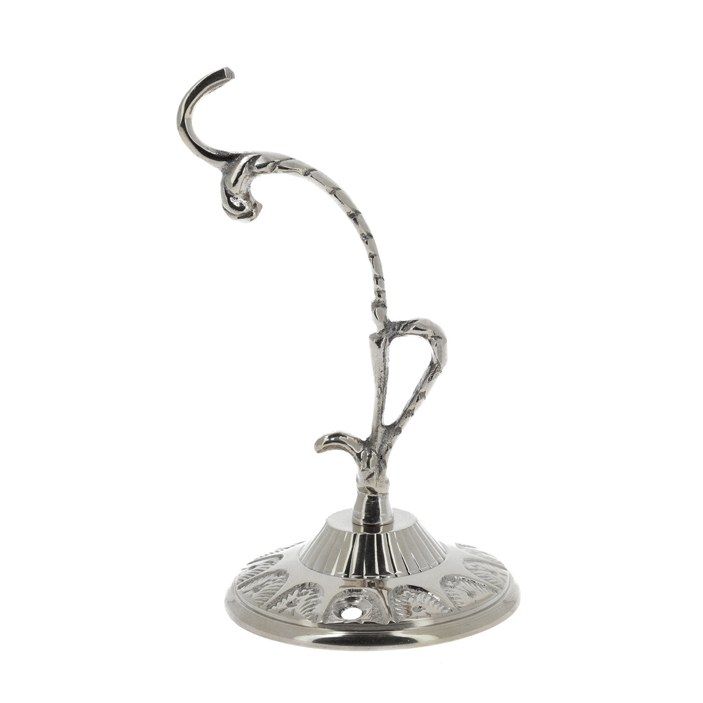 Gancio per lanterna a sospensione  in ottone. Lunghezza 14 cm