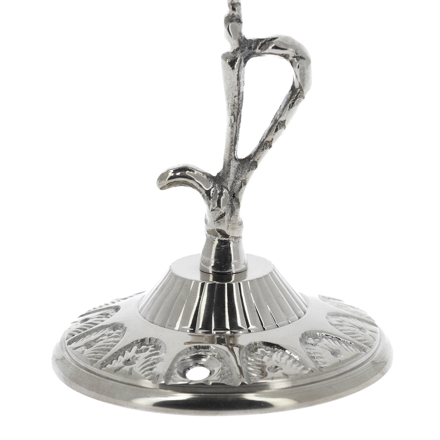 Gancio per lanterna a sospensione  in ottone. Lunghezza 14 cm