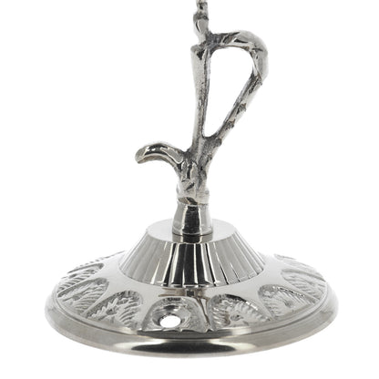 Gancio per lanterna a sospensione  in ottone. Lunghezza 14 cm