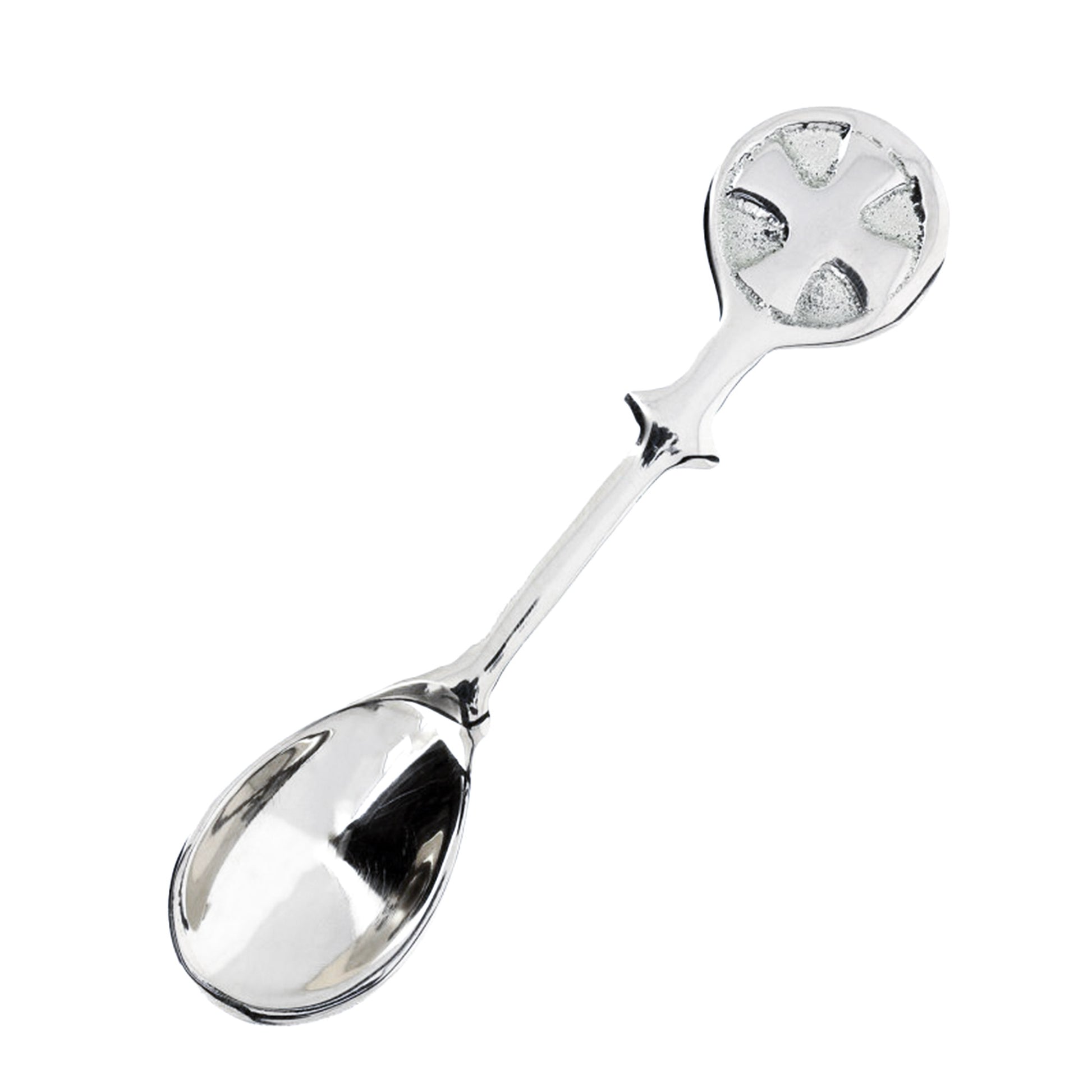 Cucchiaino per incenso in ottone. Lunghezza 10 cm