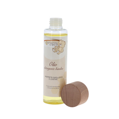 Olio detergente, Linea Bimbo. Flacone da 150 ml
