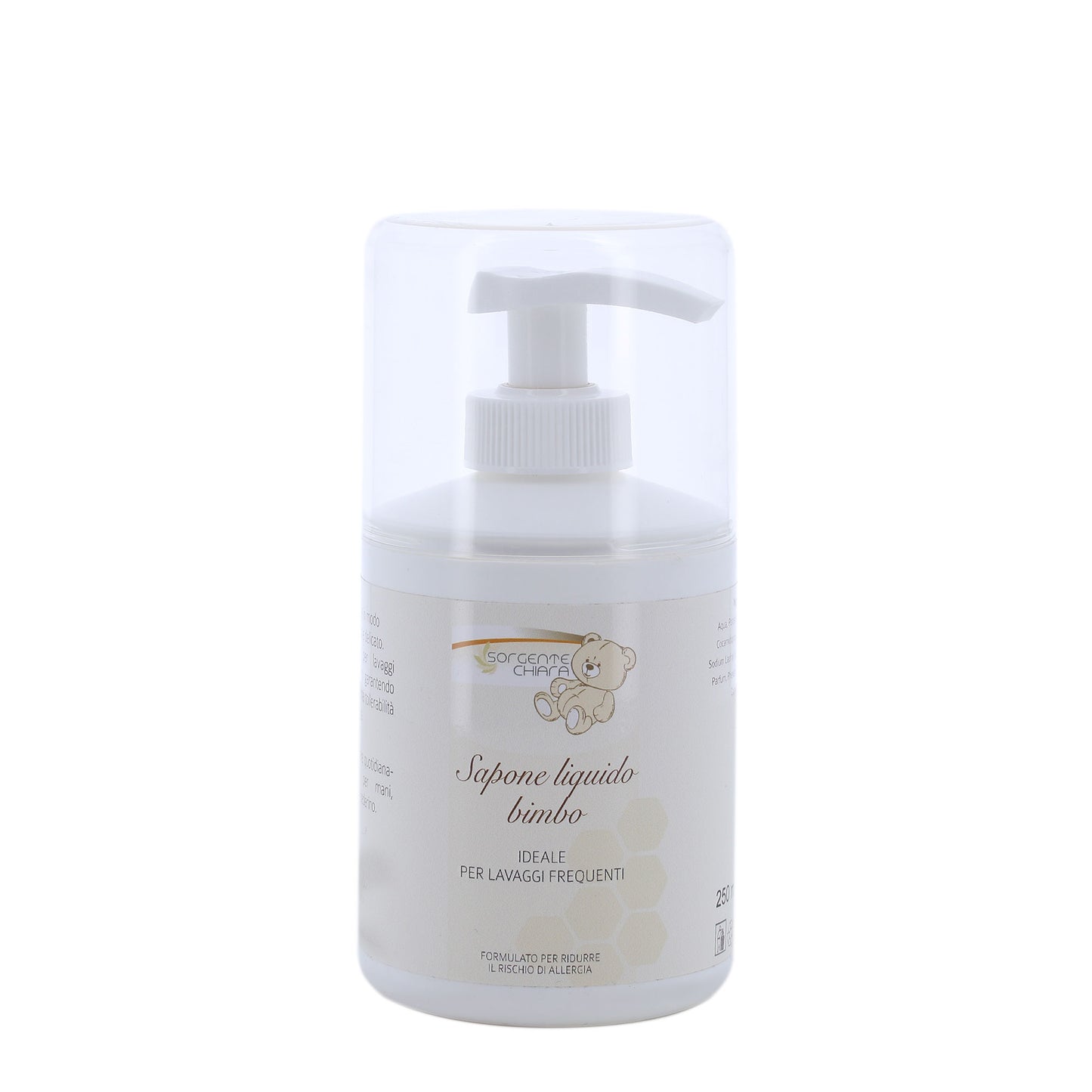 Sapone liquido, Linea Bimbo. Flacone da 250 ml