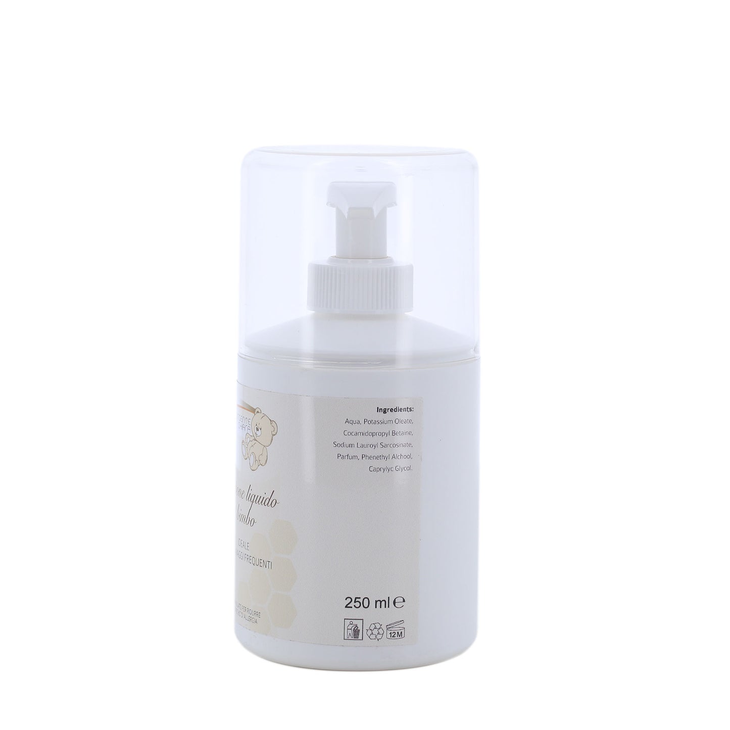 Sapone liquido, Linea Bimbo. Flacone da 250 ml