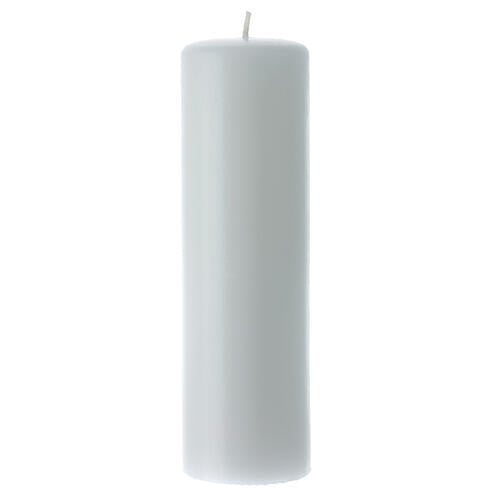 Candela cero per liturgie, Avvento, Quaresima. Dimensioni 6x20  cm