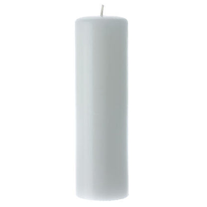 Candela cero per liturgie, Avvento, Quaresima. Dimensioni 6x20  cm