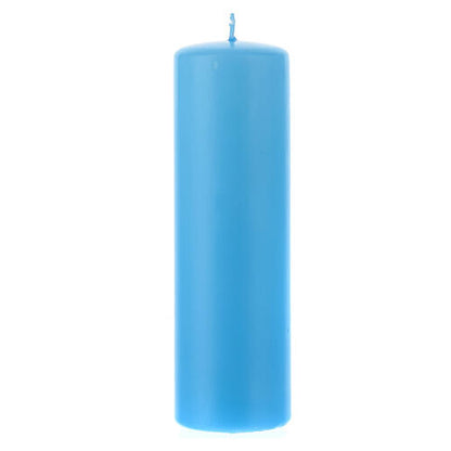 Candela cero per liturgie, Avvento, Quaresima. Dimensioni 6x20  cm