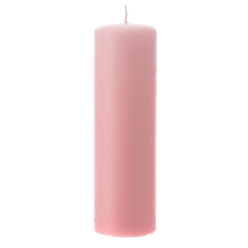 Candela cero per liturgie, Avvento, Quaresima. Dimensioni 6x20  cm