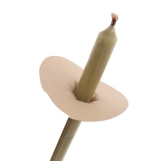 Torcia antivento con salvagoccia. Dimensioni 35x2,5 cm