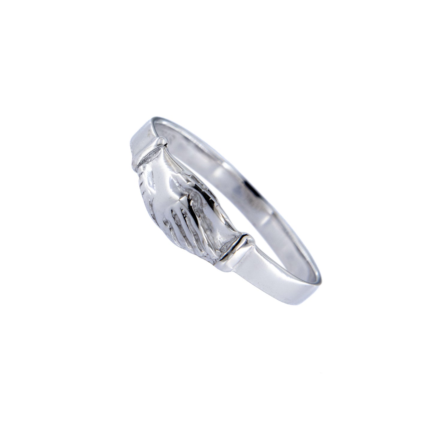 Anello Santa Rita in argento 925 rodiato. Misure varie