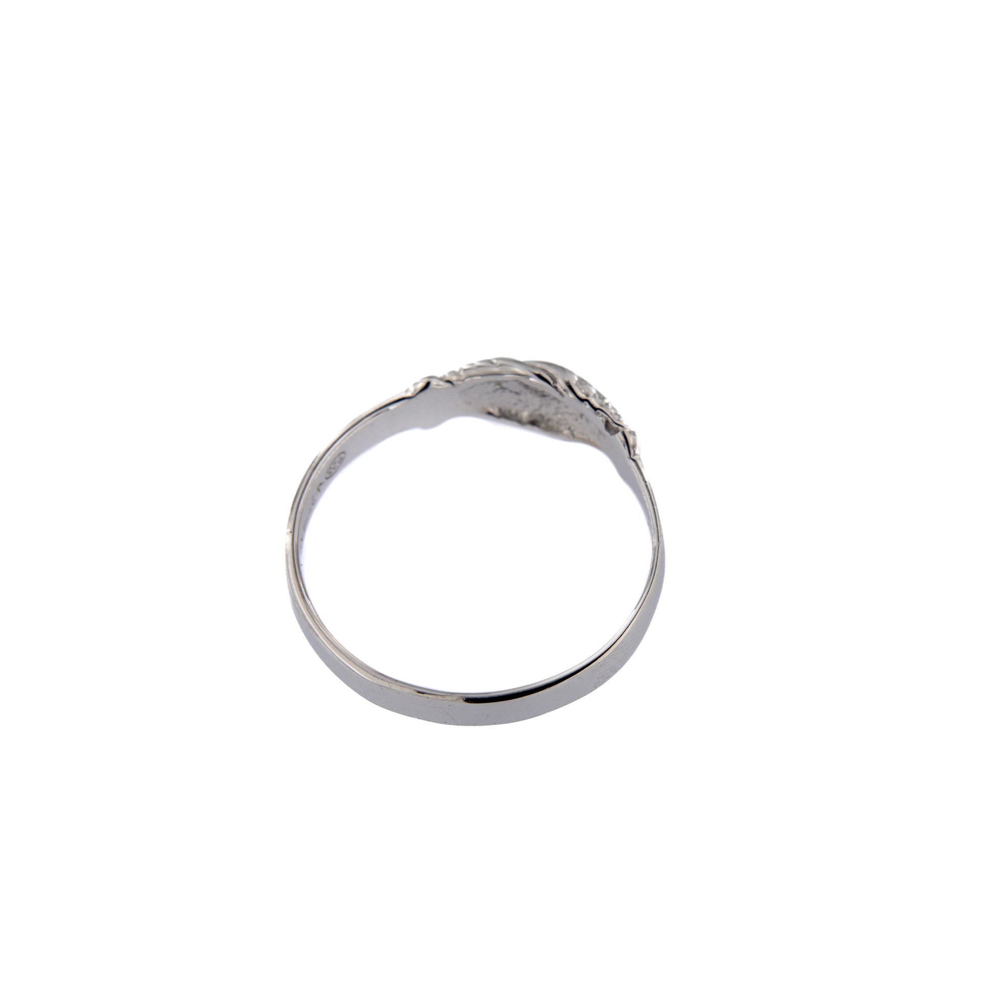 Anello Santa Rita in argento 925 rodiato. Misure varie