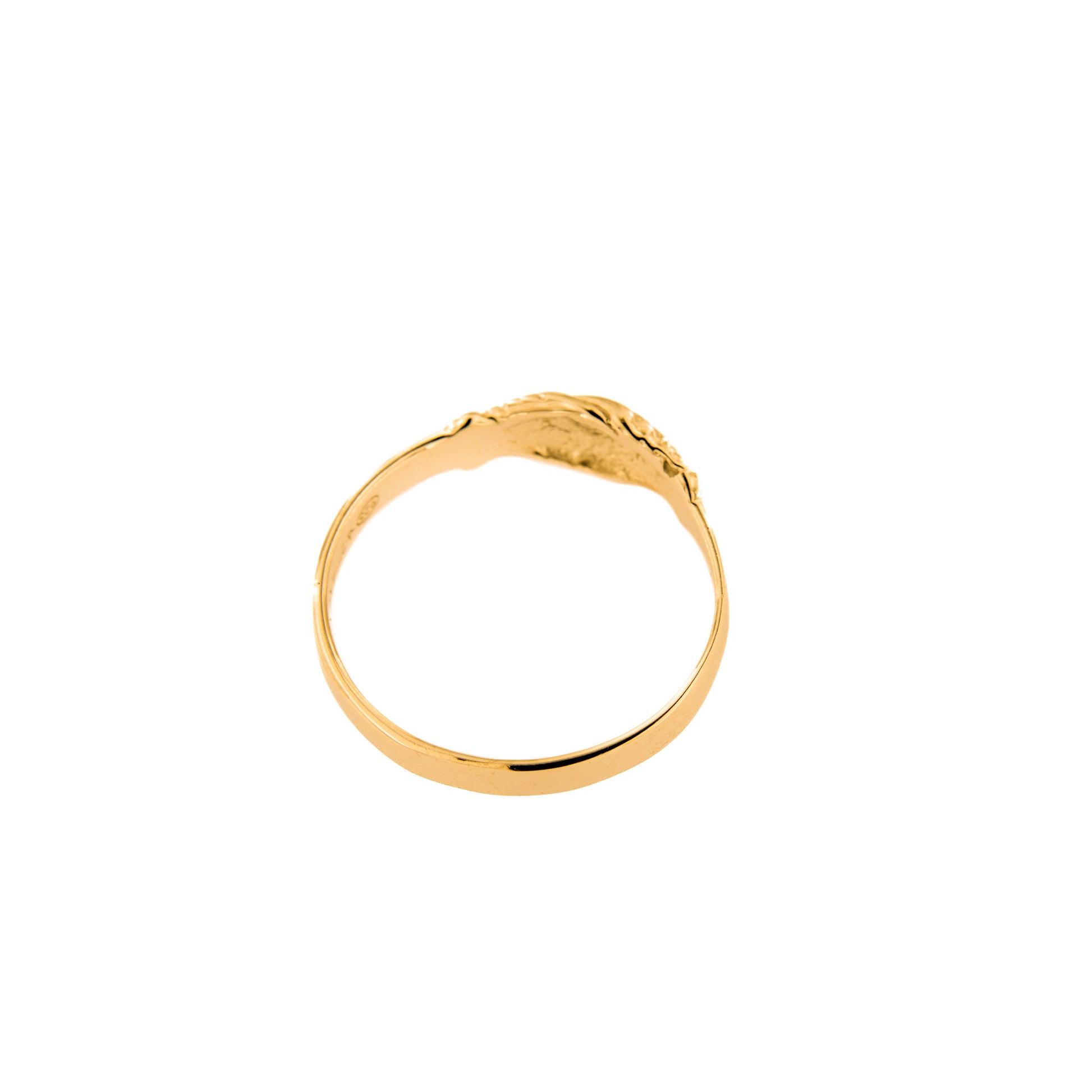 Anello Santa Rita in argento 925 rodiato dorato. Misure varie