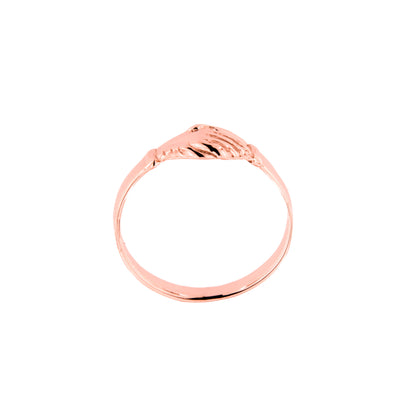 Anello Santa Rita in argento 925 rodiato rose'. Misure varie