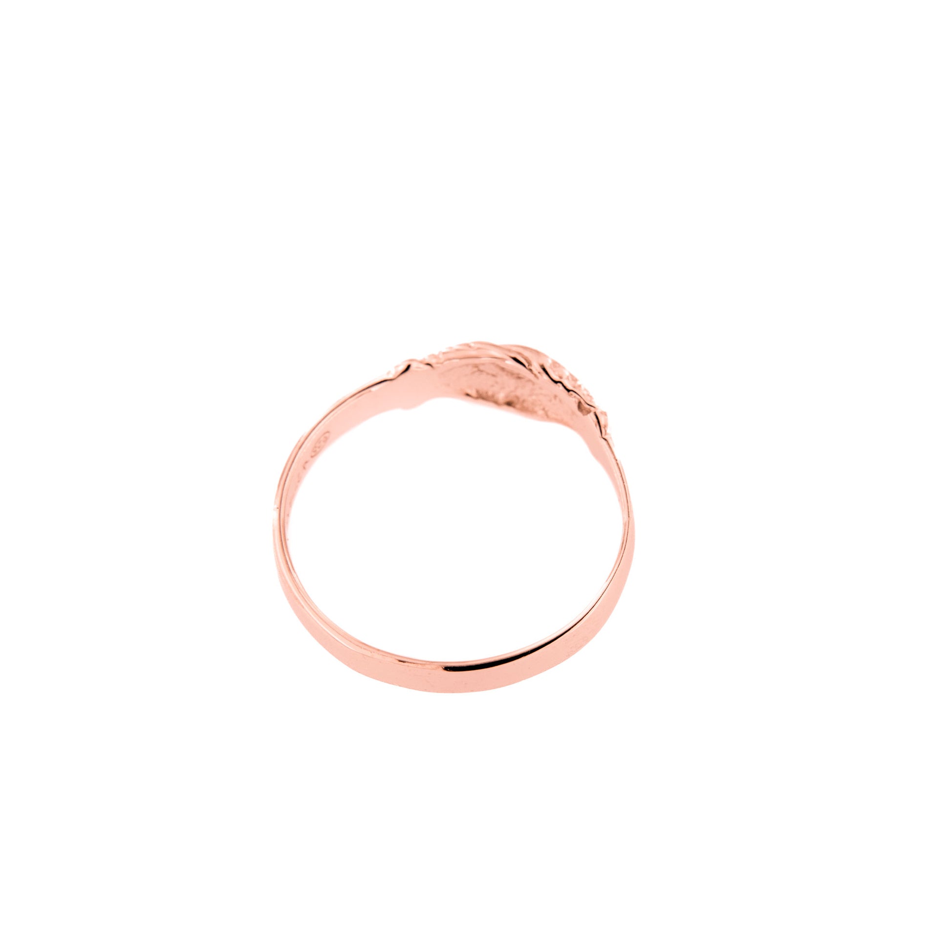 Anello Santa Rita in argento 925 rodiato rose'. Misure varie