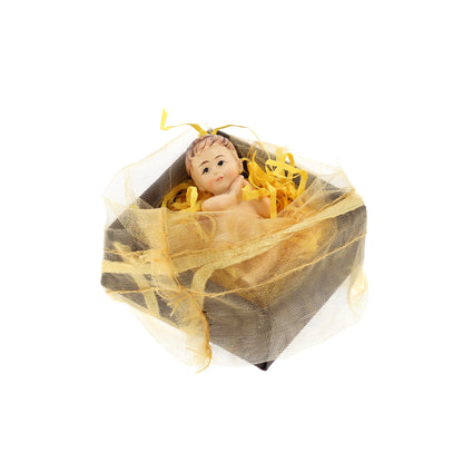 Statuina di Gesù Bambino in confezione regalo. Dmensioni 5x5 cm