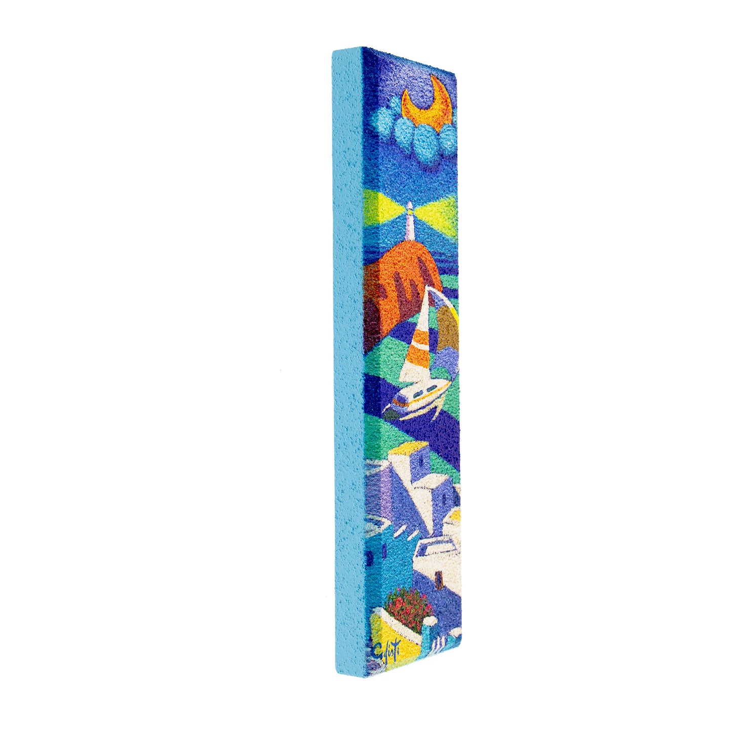 Quadro in legno quattro stagioni.  Dimensioni 4x15 cm