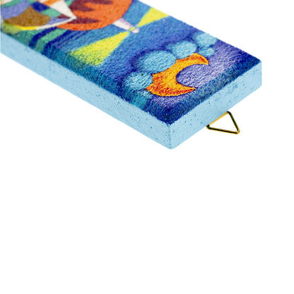 Quadro in legno quattro stagioni.  Dimensioni 4x15 cm