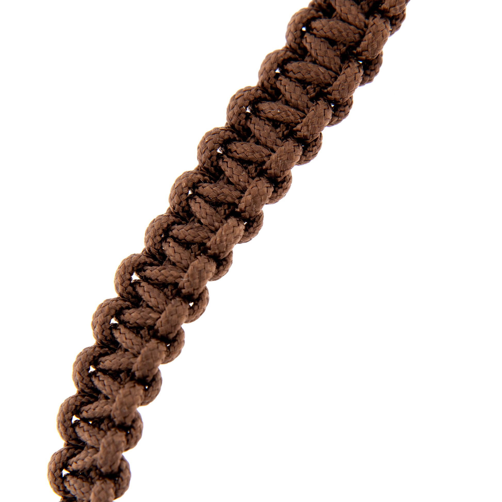 Bracciale in corda con placca in legno d'ulivo incisa