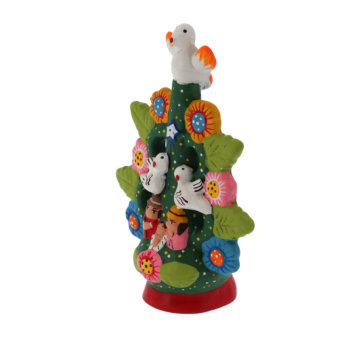 Presepe Albero della Vita in terracotta. Dimensioni 5x8 cm.