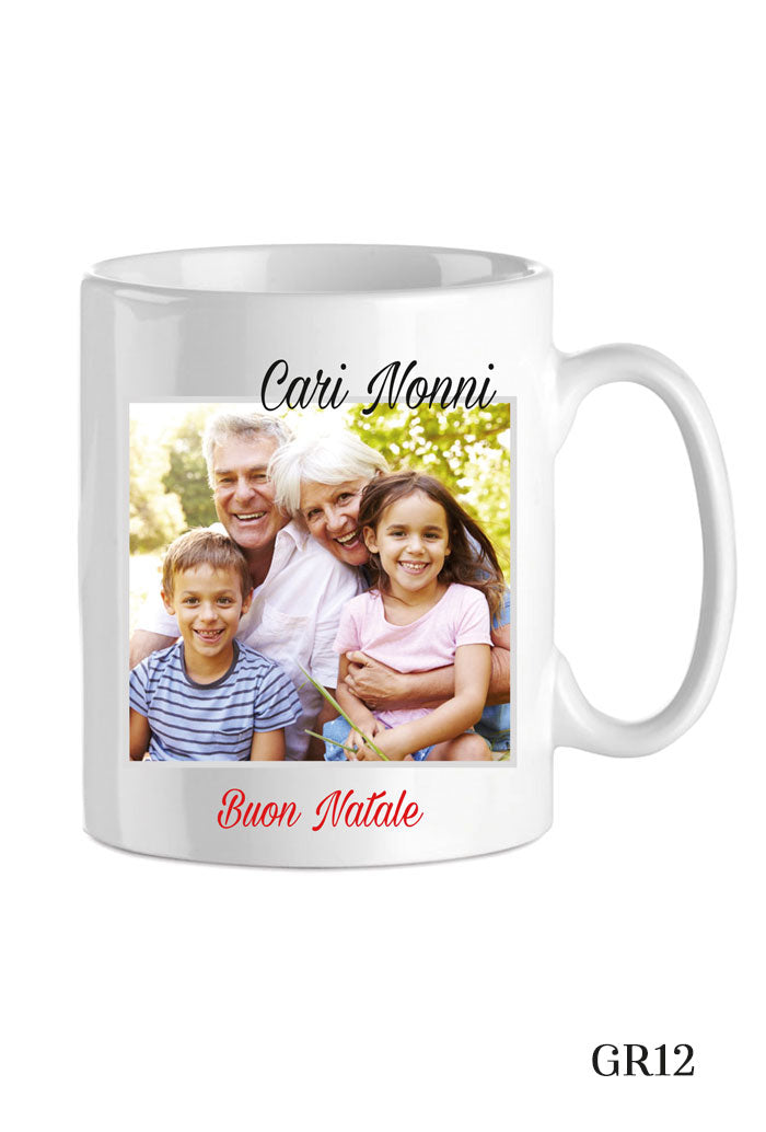 Tazza in porcellana bianca da personalizzare