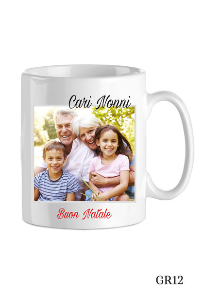 Tazza in porcellana bianca da personalizzare