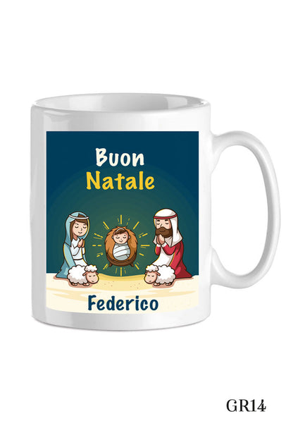 Tazza in porcellana bianca da personalizzare