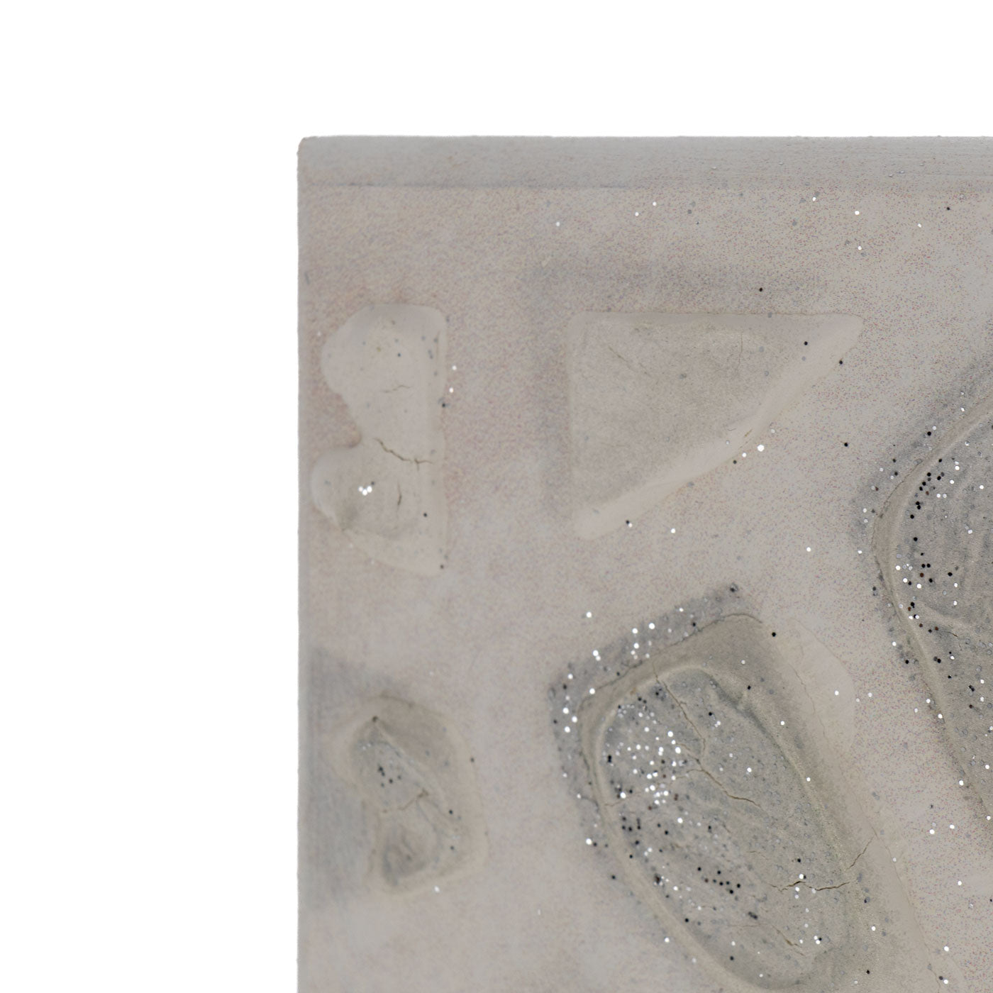 Quadro Madonna con Bambino con particolari in argento. Dimensioni 98x48 cm