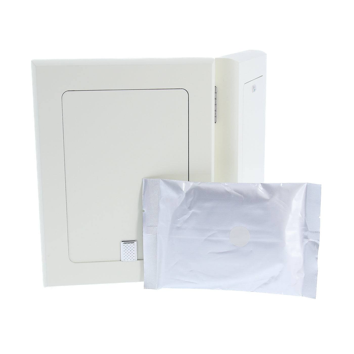 Portafoto in argento con kit per impronte neonata, rosa. Dimensioni 15x18 cm