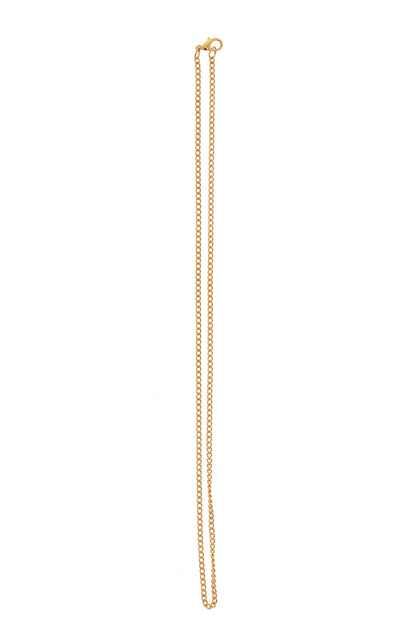 Catenina in metallo dorato. Lunghezza 50 cm