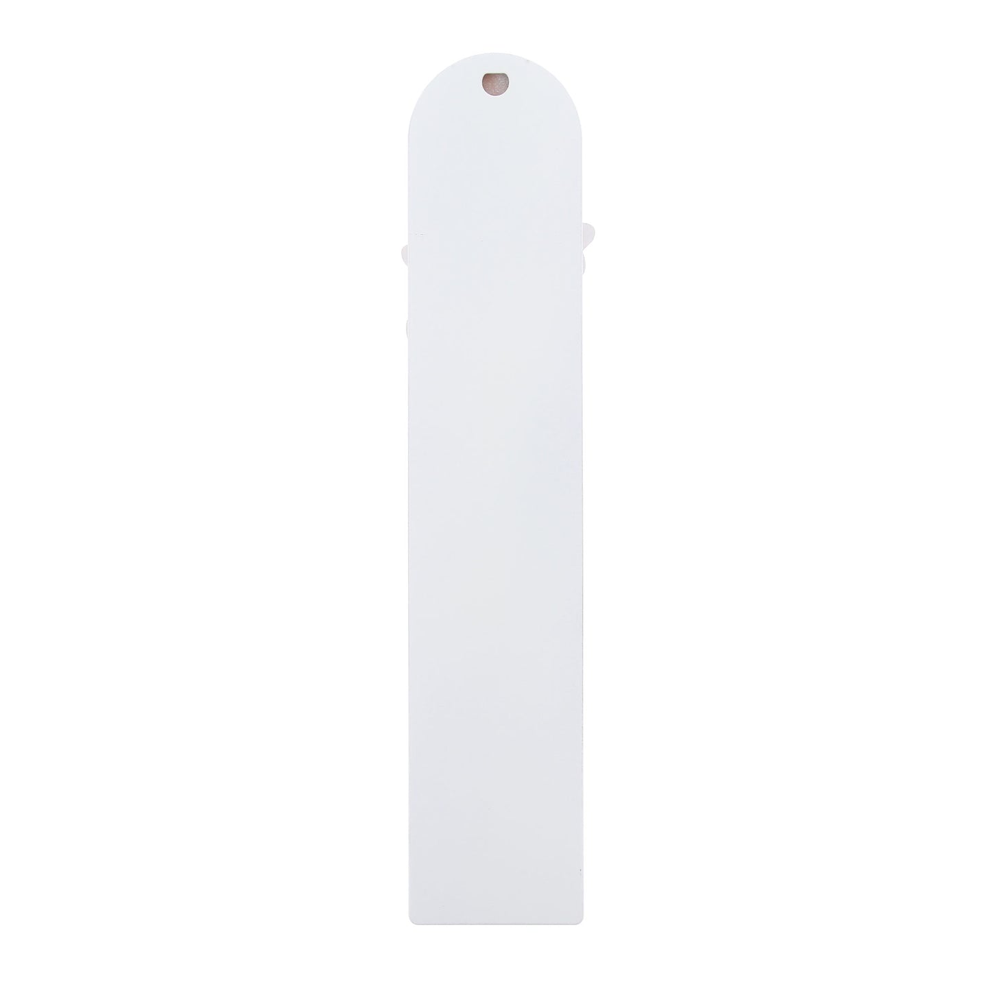 Tavola in legno bianco con preghiera ?Ave Maria?. Dimensioni 12x60 cm