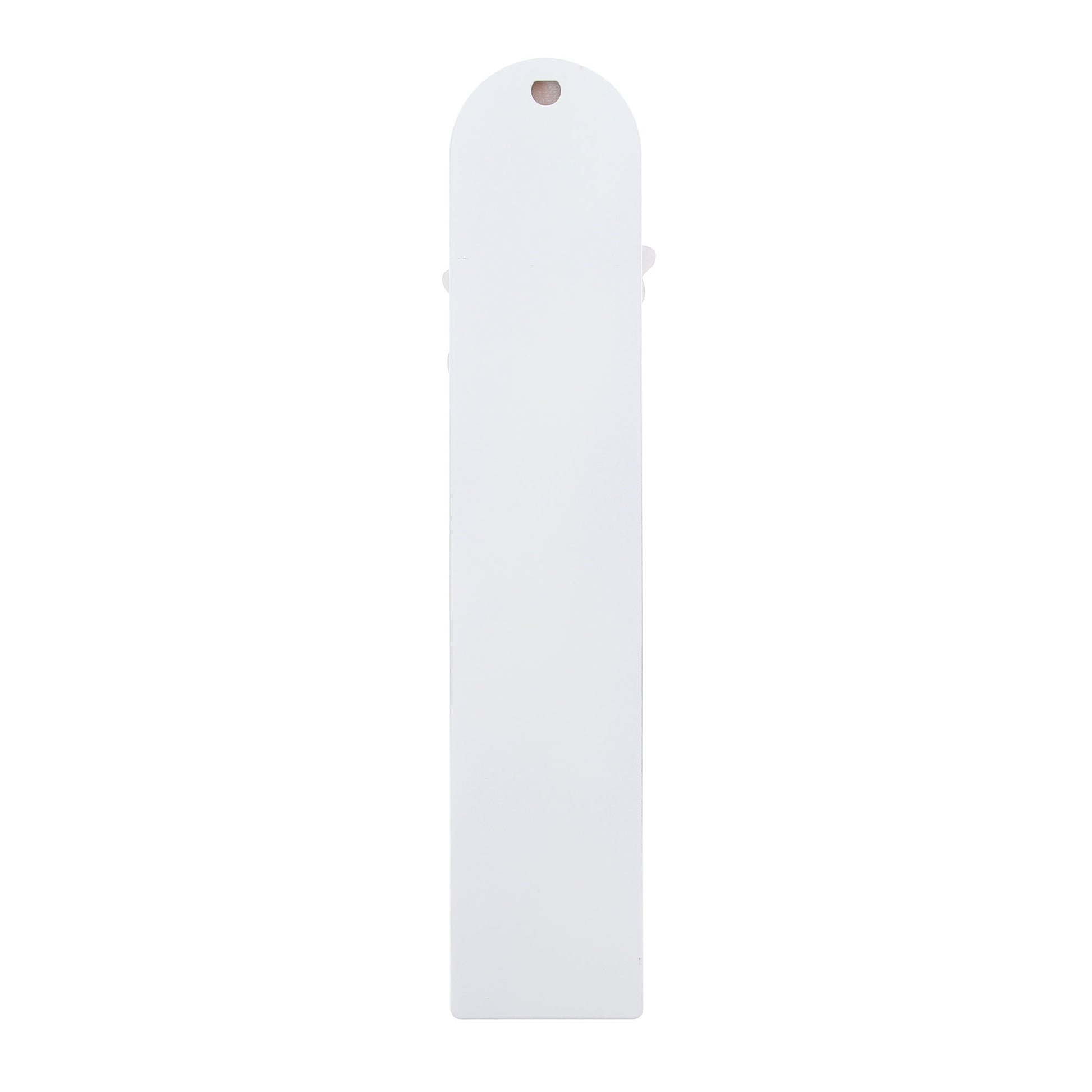 Tavola in legno bianco con preghiera ?Ave Maria?. Dimensioni 12x60 cm