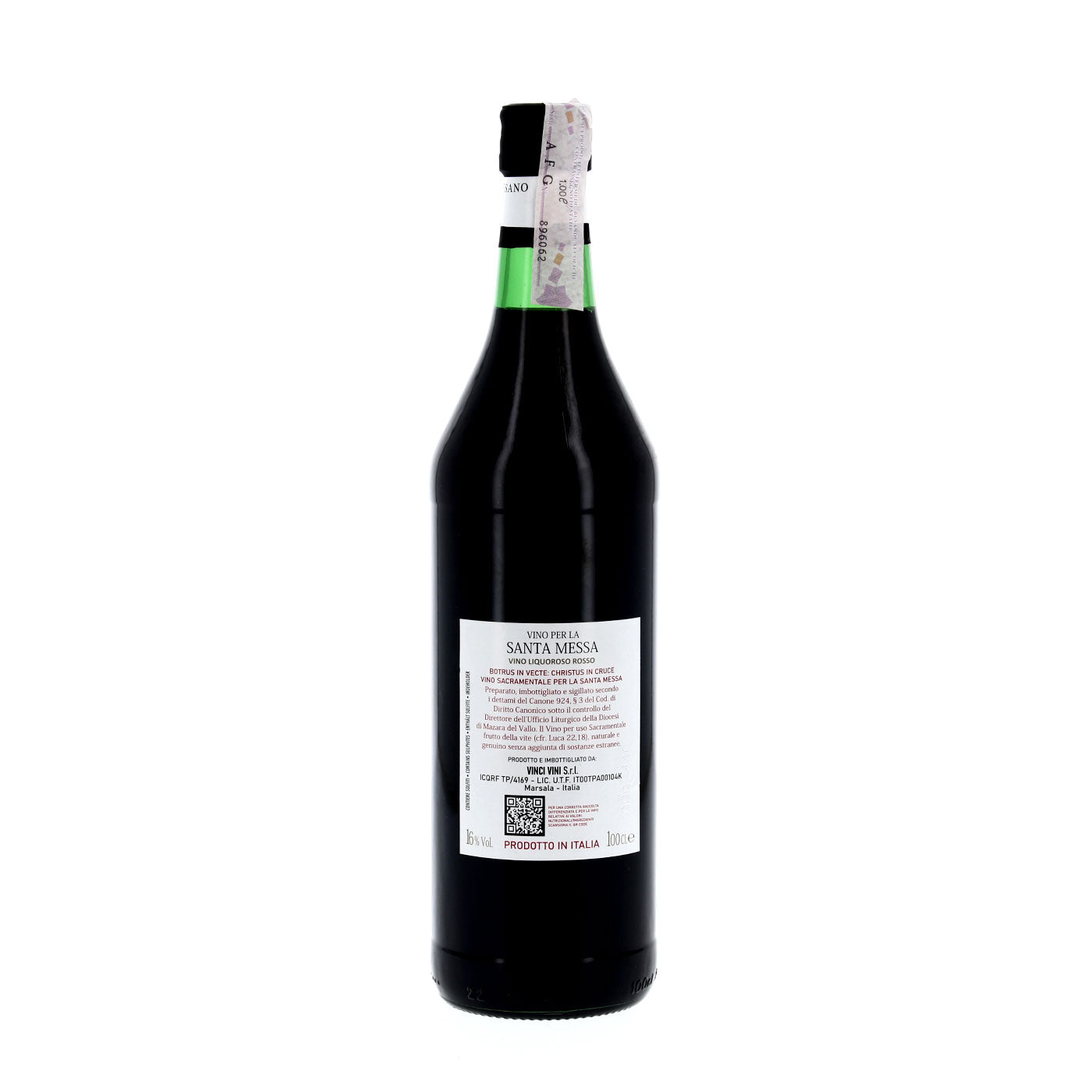 Vino Santa Messa liquoroso rosso 1 L