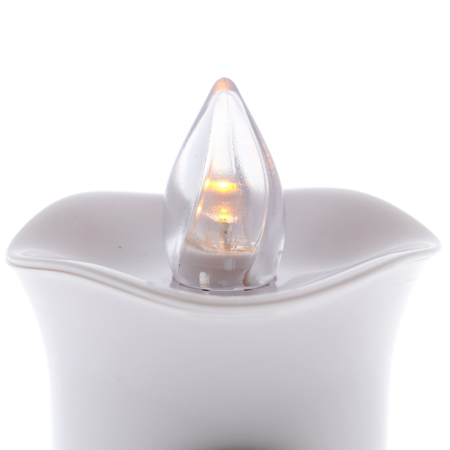 Lumino elettronico con immagine Madonna. Durata 60 giorni. Dimensioni 13x6,5 cm.