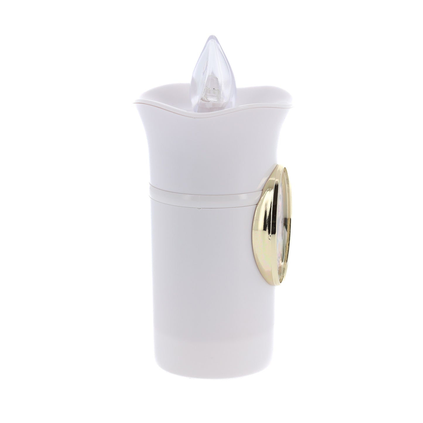 Lumino elettronico con immagine Gesù. Durata 60 giorni. Dimensioni 13x6,5 cm