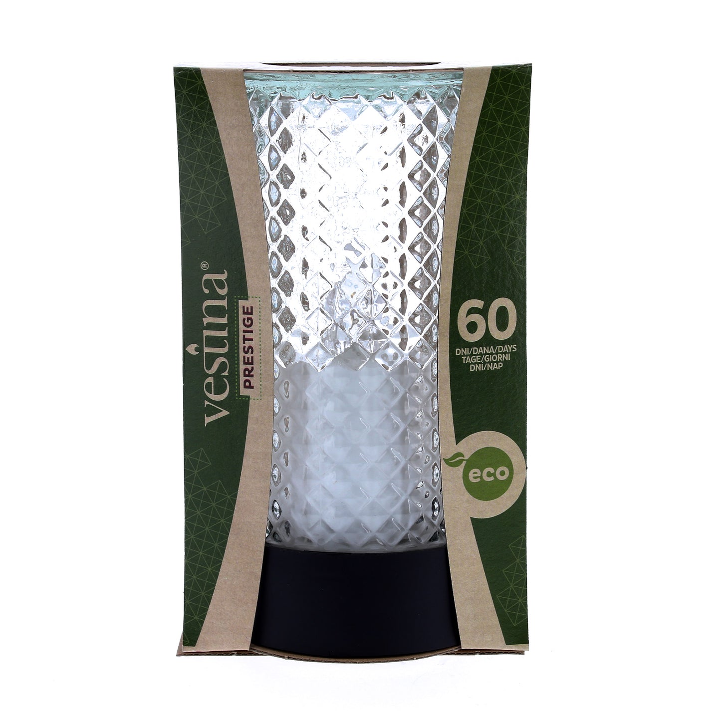 Lumino elettronico durata 60 giorni, luce multicolor. Altezza 16 cm