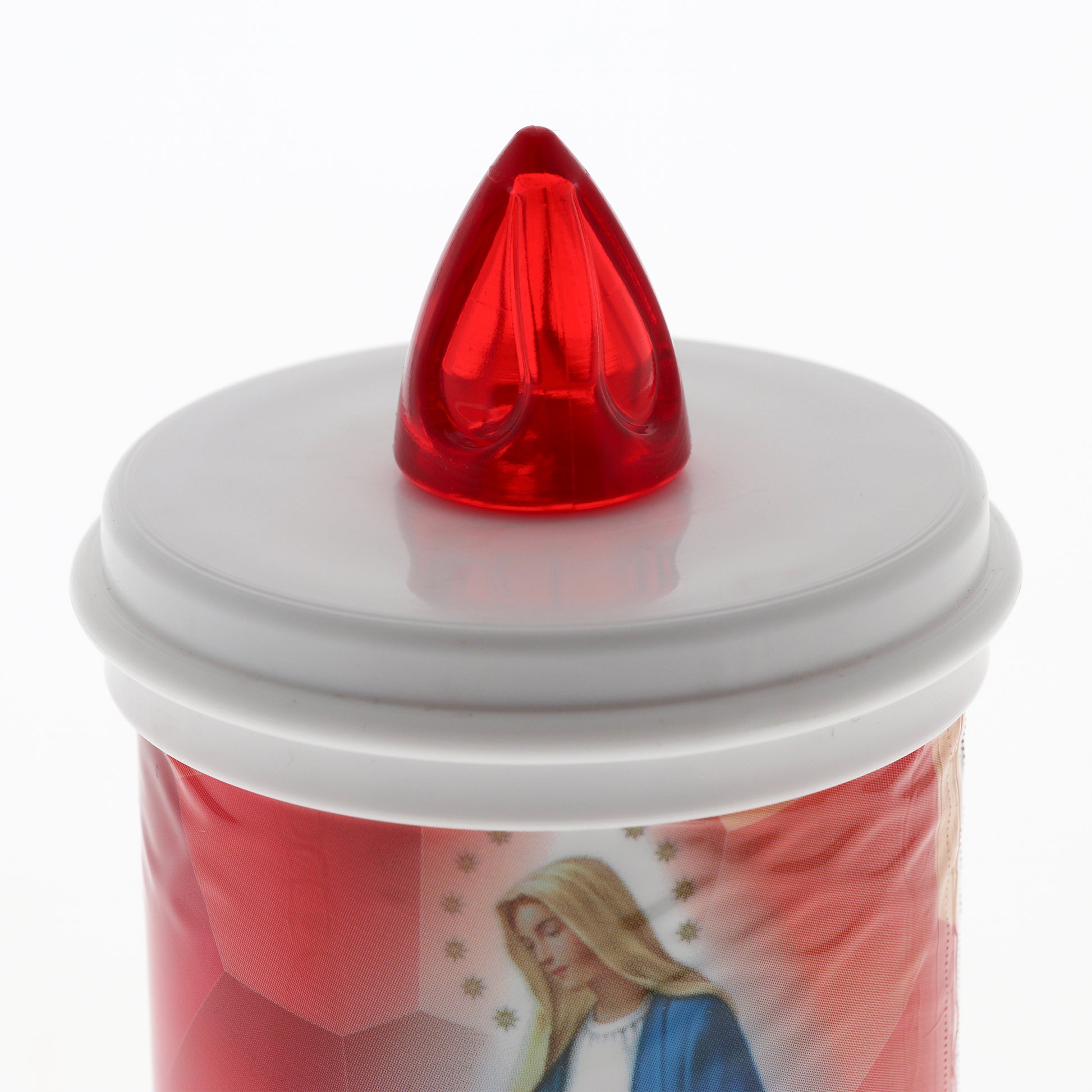 Lumino elettronico "Madonna Immacolata", durata 120 giorni. Altezza 13 cm