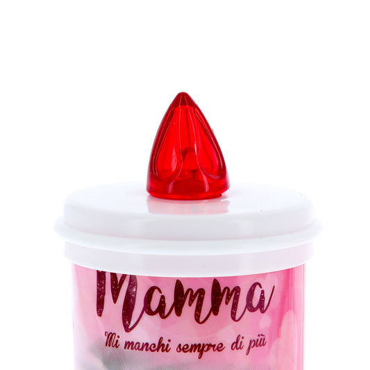 Lumino elettronico "Mamma", durata 120 giorni. Altezza 13 cm